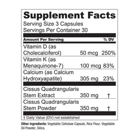 Essential Elements Bone support capsules close-up