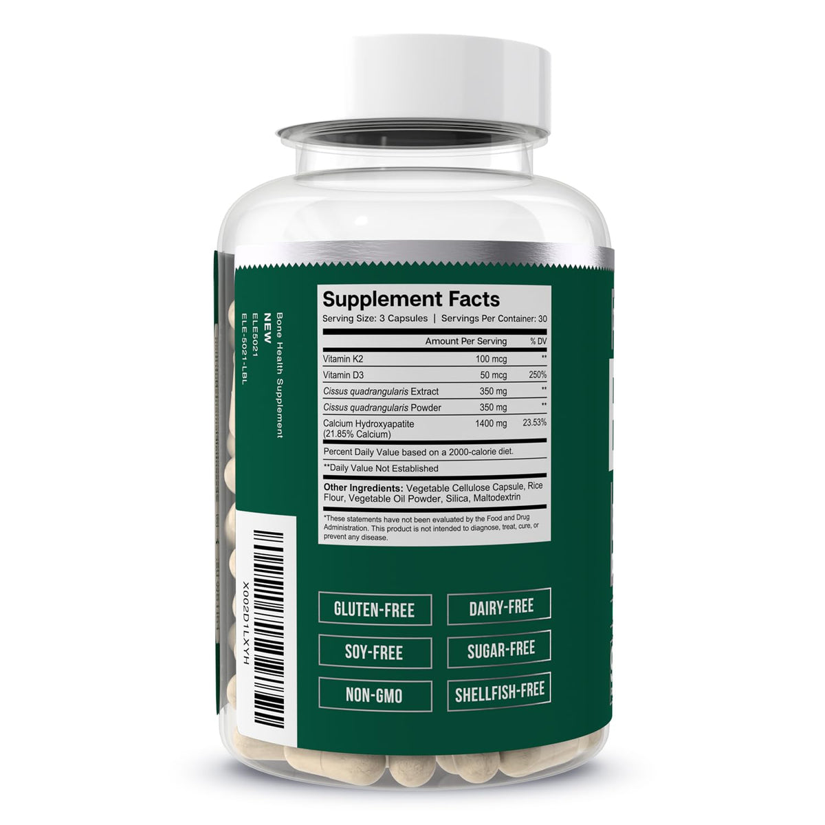 Essential Elements Bone support Health Supplement packaging details