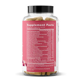 Eu Natural Glow Prenatal Vitamins capsules in a hand