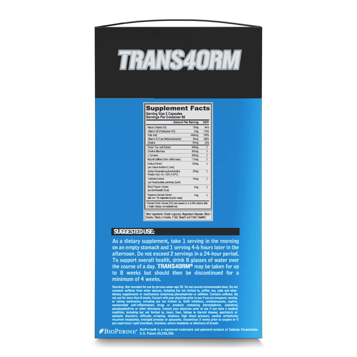 Evlution Trans4orm capsules close-up