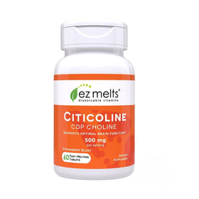 EZ Melts Citicoline 60 dissolvable tablets front view