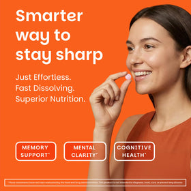 EZ Melts Citicoline strawberry blast flavour packaging