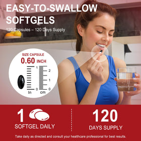 FANSHI Astaxanthin softgels in a hand