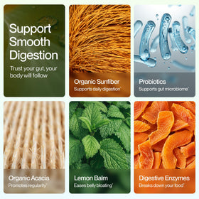 Feel Goods daily+ Strawberry Kiwi powder drink mix nutritional information