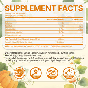 Fenolutra Pumpkin Seed Oil with Saw Palmetto lifestyle image