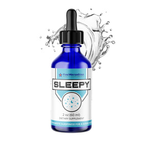 FIREWATERSTAR Sleepy Liquid Melatonin 50mL front view