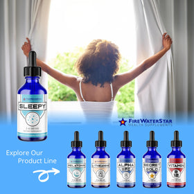 FIREWATERSTAR Sleepy Liquid Melatonin dosage dropper