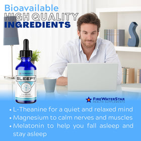 FIREWATERSTAR Sleepy Liquid Melatonin ingredients list