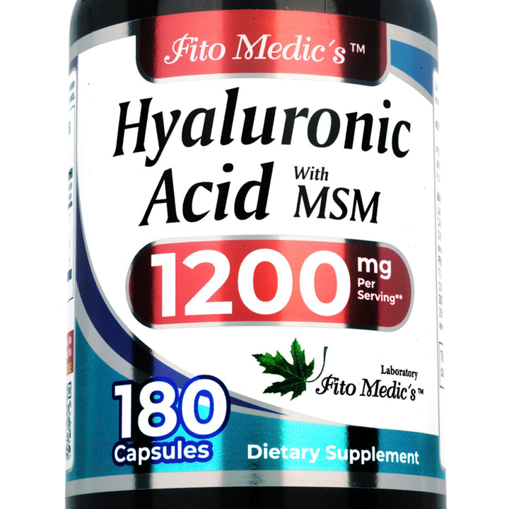 FITO MEDIC'S Hyaluronic Acid Capsules with MSM front view