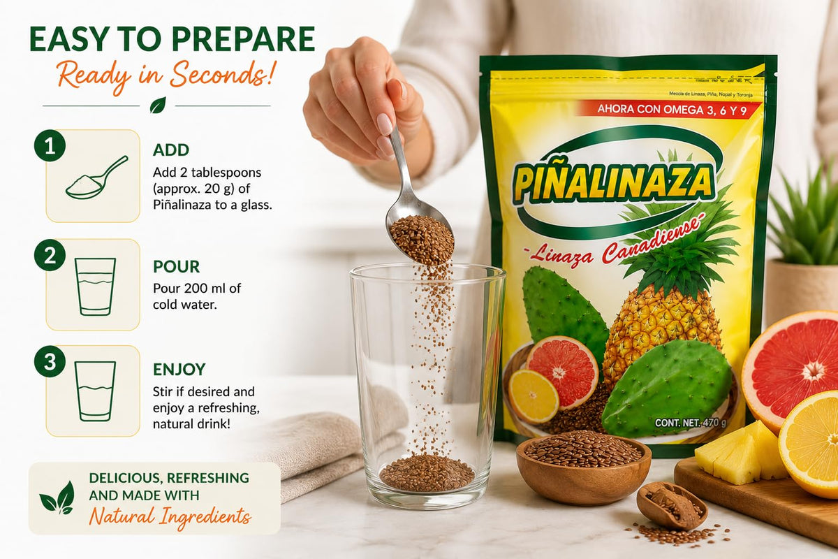 Five Brothers Piñalinaza Pineapple Dietary Fiber Powder scoop with powder