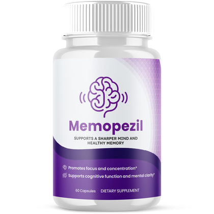Flex University Memopezil Brain Capsules bottle front view