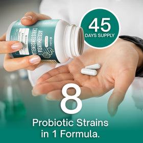 FloraBliss Probiotic Supplement with cranberry extract highlighted