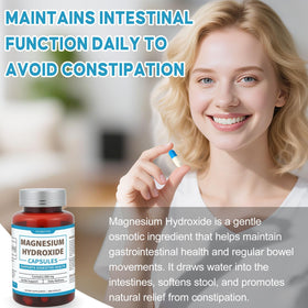 Florvyn Magnesium Hydroxide Capsules 600mg close-up of capsules