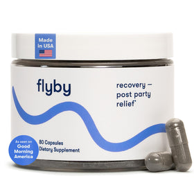 Flyby use Capsules front view with packaging