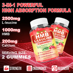 Flyrocer HMB and L-Leucine Gummies nutritional information