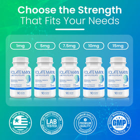 FOLATE MAXX L-Methylfolate 5mg supplement ingredients list
