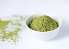 Food to Live Alfalfa Powder used in a smoothie