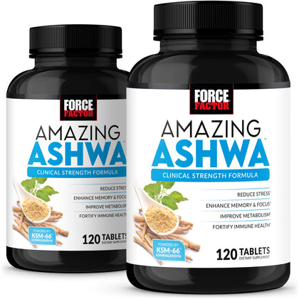 Force Factor Amazing Ashwa front view of packaging