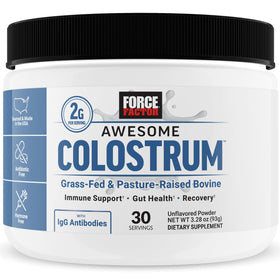 Force Factor Awesome Colostrum Powder front view packaging