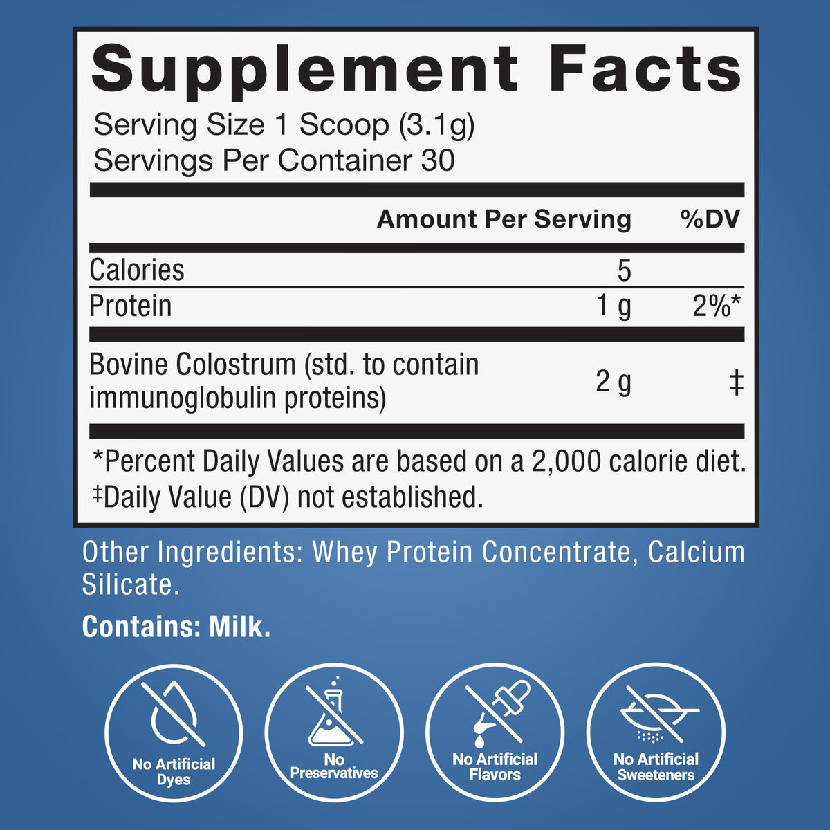 Force Factor Awesome Colostrum Powder in a bowl