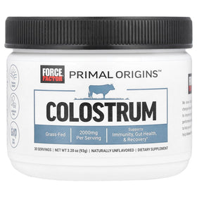 Force Factor Awesome Colostrum Powder nutritional information