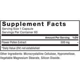 Force Factor Flower Pollen Prostate Support Supplement packaging