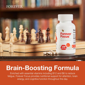 Forever Living Focus Capsules in a lifestyle setting