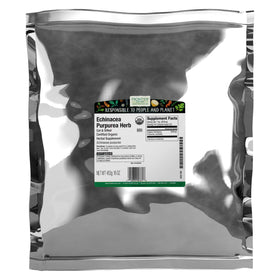 Frontier Co-op Organic Echinacea Purpurea Herb 16 Ounce package front view