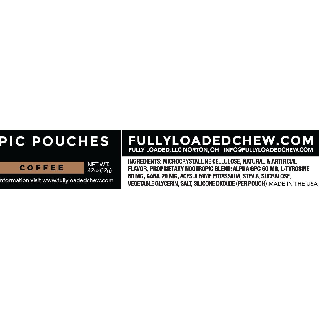 Fully Loaded Bullseye Nootropic Pouches Coffee can side view