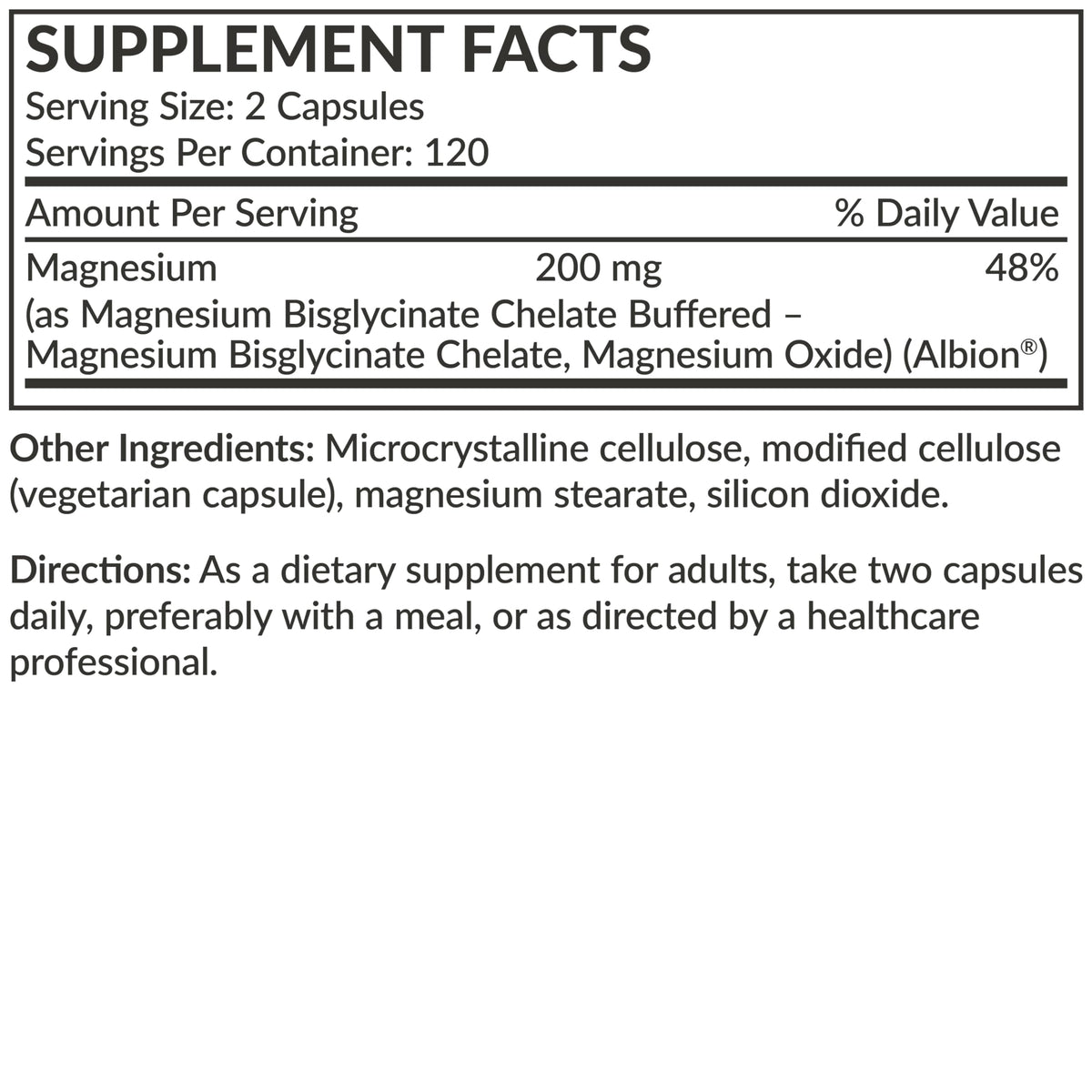 Futurebiotics Magnesium Glycinate product with natural background