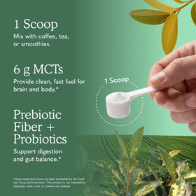 Garden of Life MCT Powder container side view