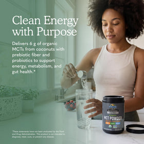Garden of Life MCT Powder scoop showing 6g of powder