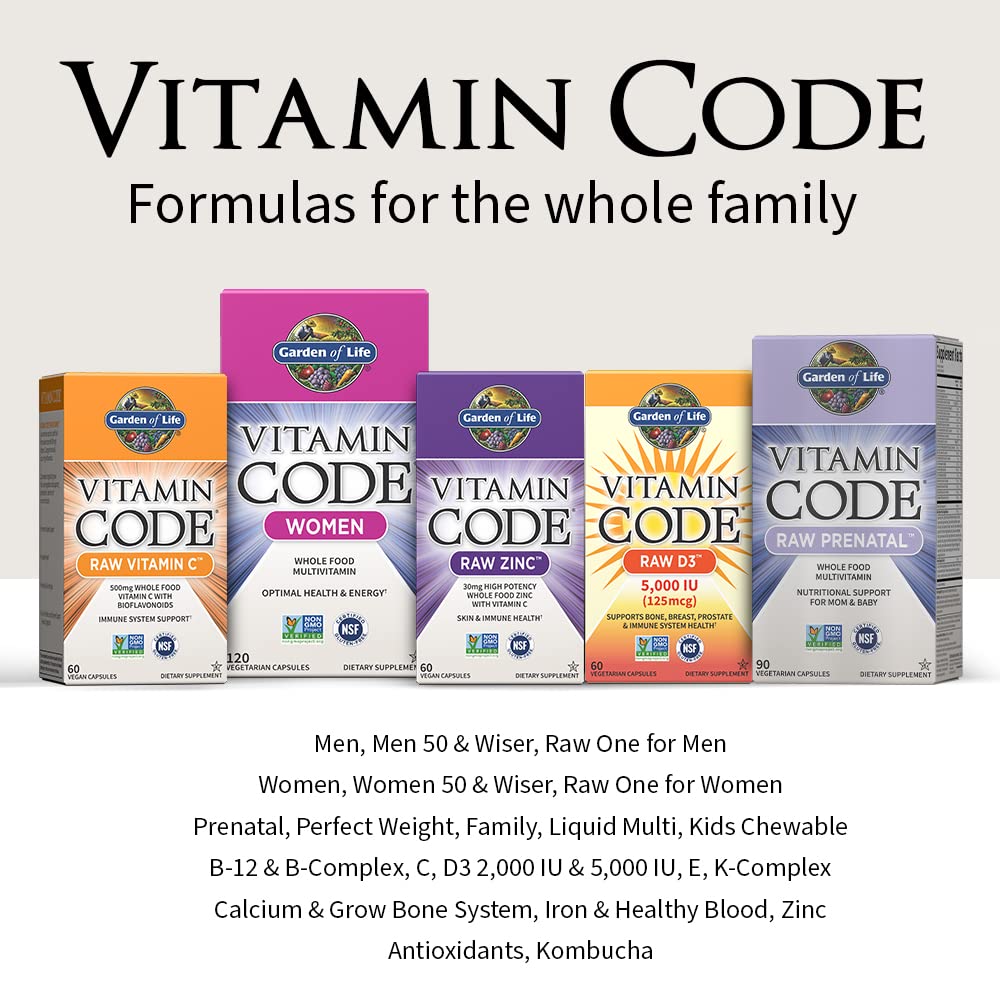 Garden of Life Vitamin Code Family Multivitamin 120 Capsules in a family setting