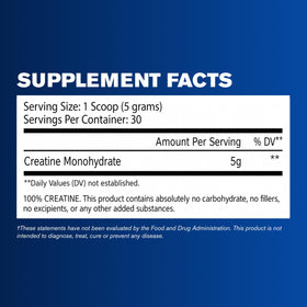 GAT SPORT Creatine Monohydrate 5.3 oz with scoop for serving