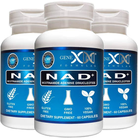 Genex Formulas NAD+ 250mg supplement bottle front view