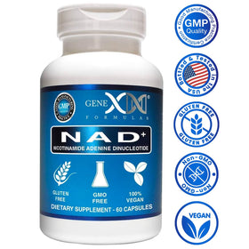 Genex Formulas NAD+ supplement ingredients list