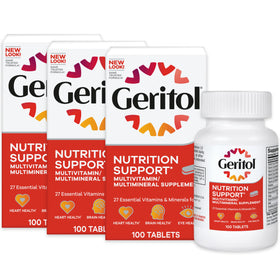 Geritol Multivitamin Supplement 100 Tabs front view