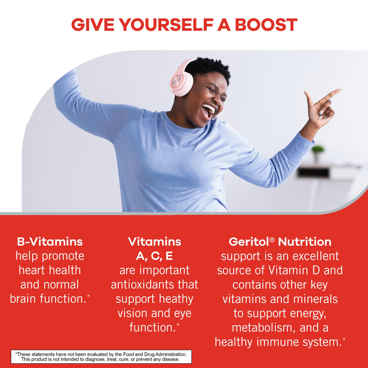 Geritol Multivitamin Supplement 100 Tabs packaging