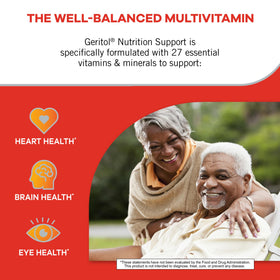 Geritol Multivitamin Supplement 100 Tabs side view