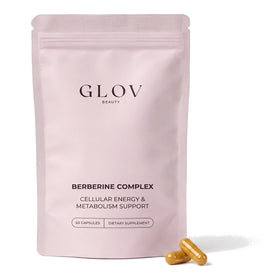 Glov Beauty Berberine Complex Capsules front view with packaging