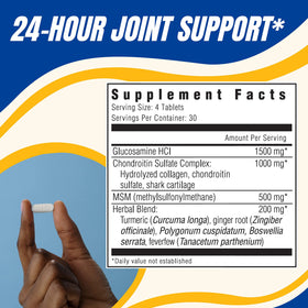 Glucoflex Glucosamine & Chondroitin capsule close-up