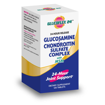 Glucoflex Glucosamine & Chondroitin Sulfate 120 count front view