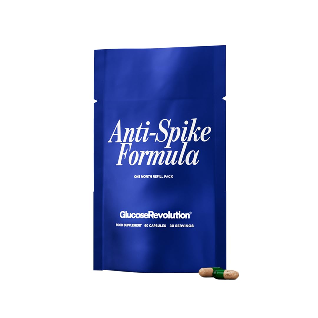 Glucose Revolution Anti-Spike Formula 60 Capsules refill pouch front view