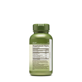 GNC Herbal Plus Maca Complex side view showing supplement facts