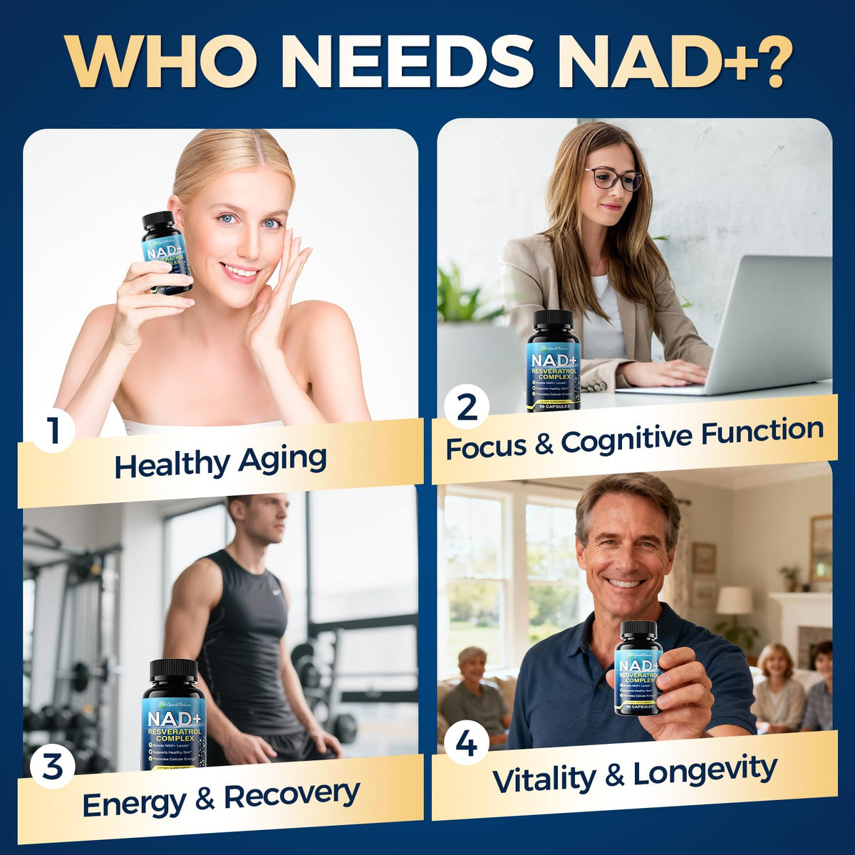 GparkNature NAD+ Supplement in a lifestyle setting