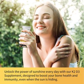 GPGP GreenPeople Vitamin D3 K2 Supplement 5000 IU softgel close-up
