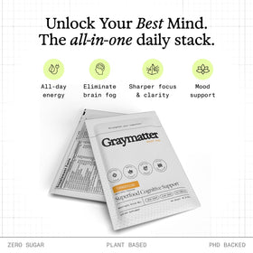 Graymatter Cognitive Support Powder mixed in water