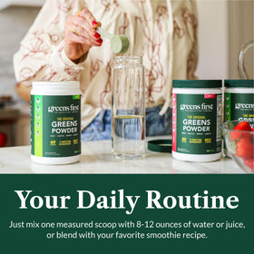 Greens First Original Greens Powder Berry flavour ingredients list