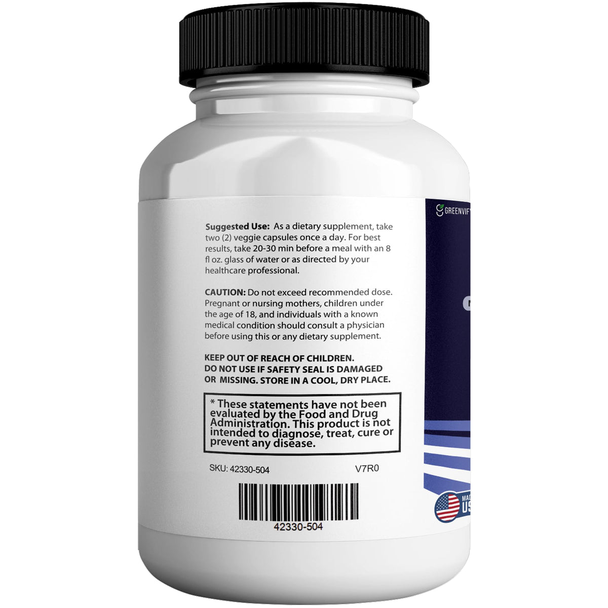 GRENVIFY Flow Force Max Extra Capsules side view