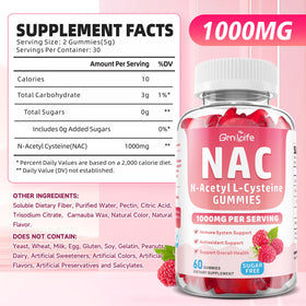 GrnLife NAC Gummies bottle with 120 count